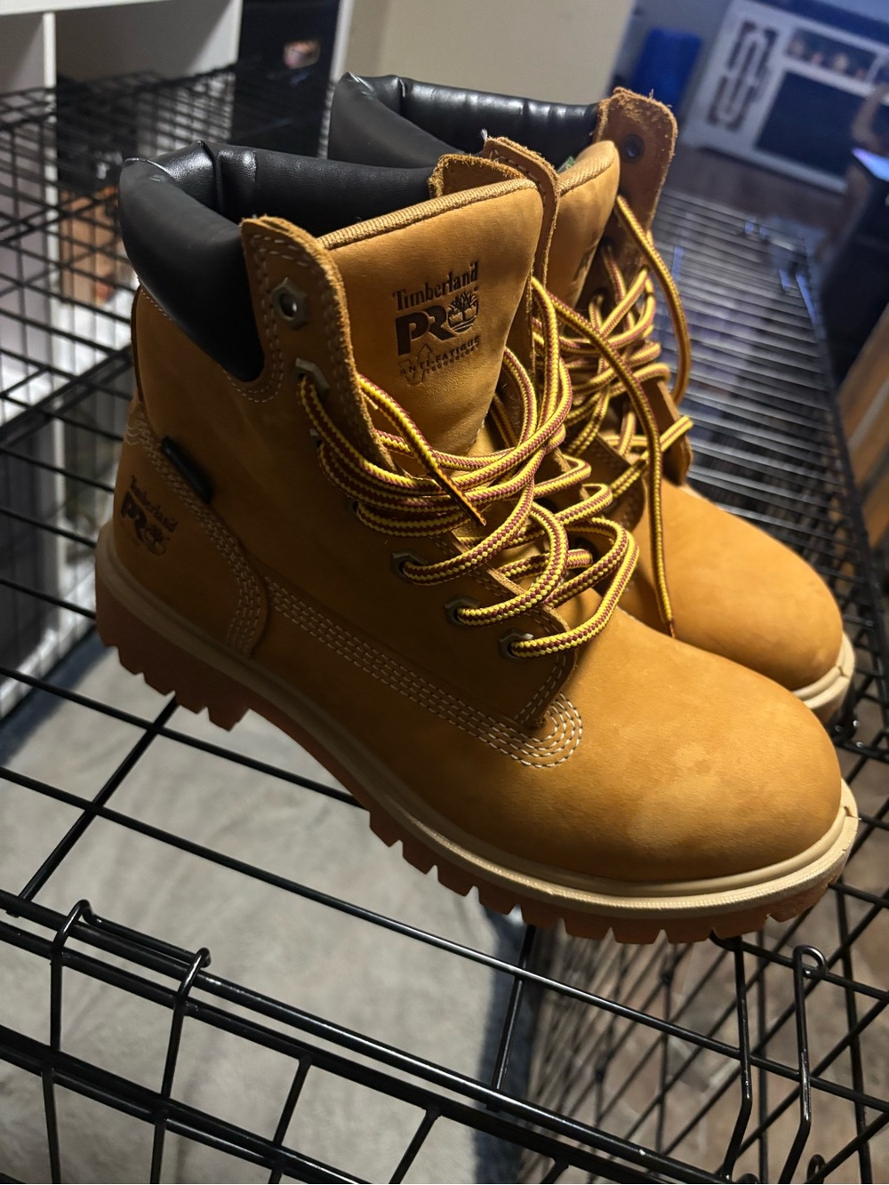 Timberland PRO Tan Work Boot Tongue with ReBOTL Tag